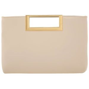 Fashion PU Leather Top Handle Evening Clutch - Formal Prom & Wedding Bag
